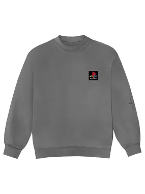 Travis Scott PS Classic Crewneck Washed Grey