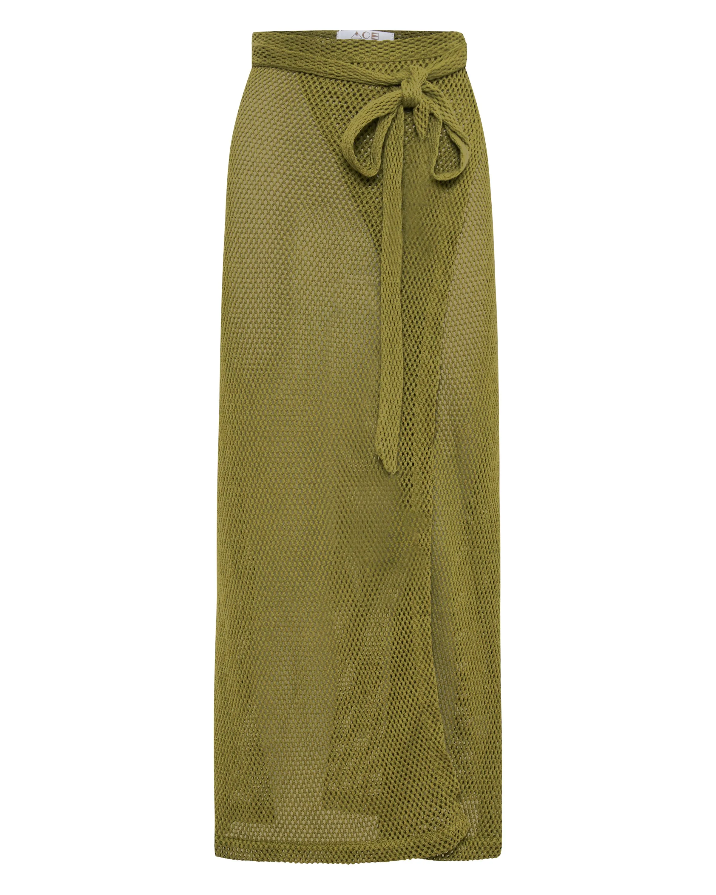 Verona Wrap Skirt - Pistachio