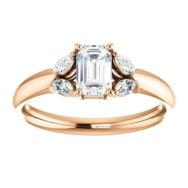 Virani Classic Five-Stone Diamond Engagement Ring