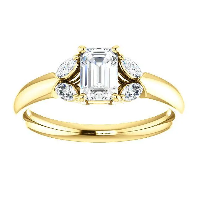 Virani Classic Five-Stone Diamond Engagement Ring