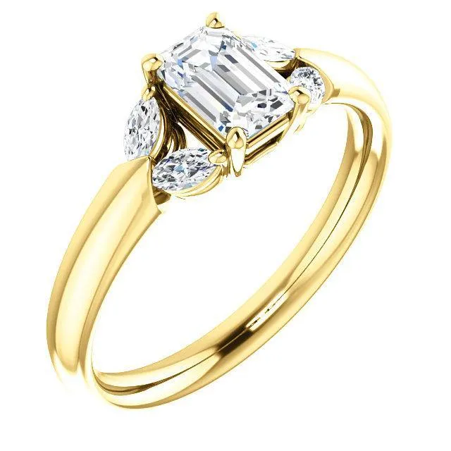 Virani Classic Five-Stone Diamond Engagement Ring