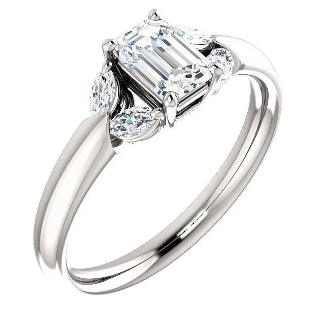 Virani Classic Five-Stone Diamond Engagement Ring