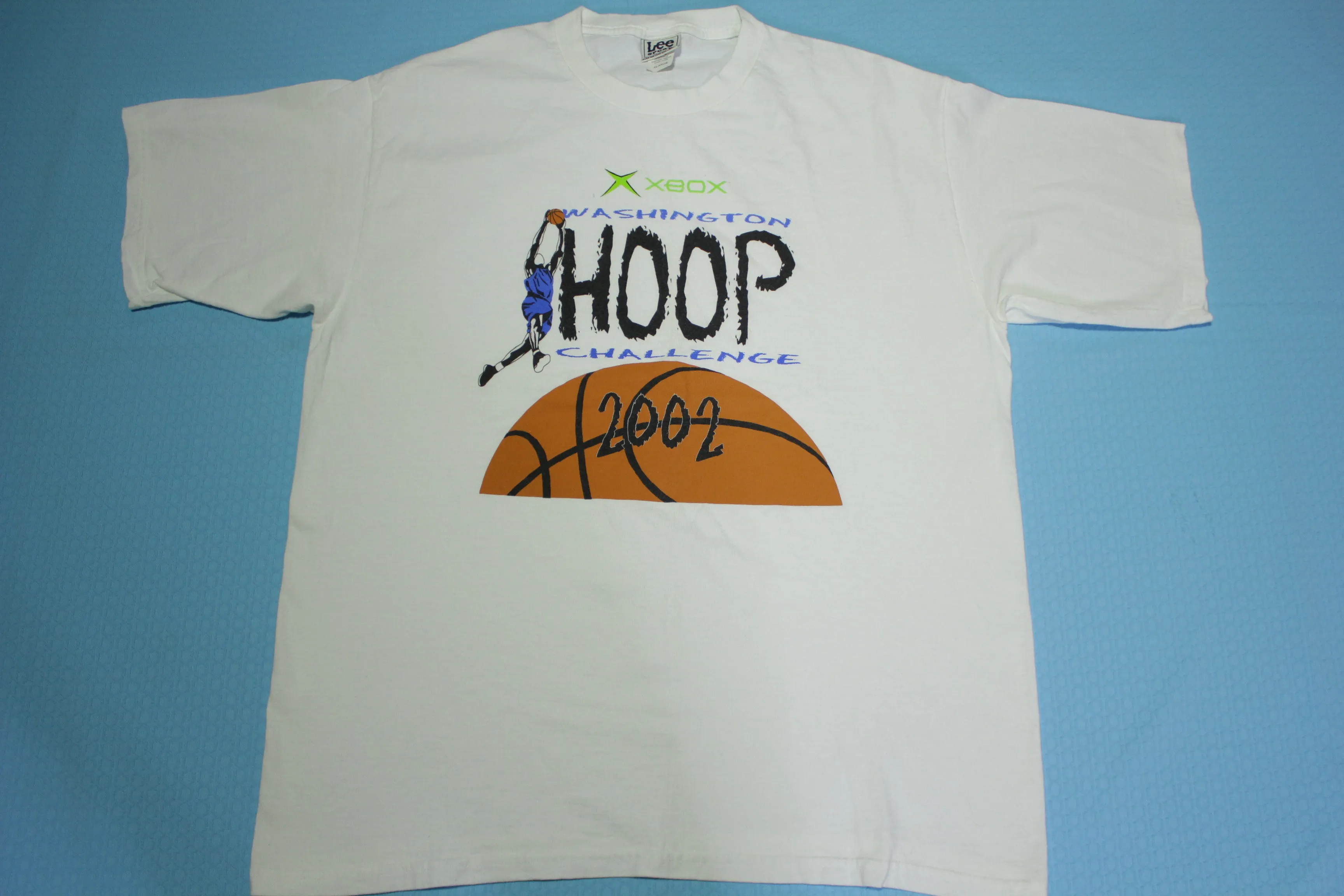 XBox 2002 Washington Hoop Challenge Vintage Y2k Lee Sport T-Shirt