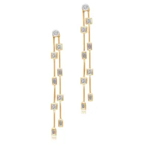 Yellow Gold Diamond Legendary Earrings